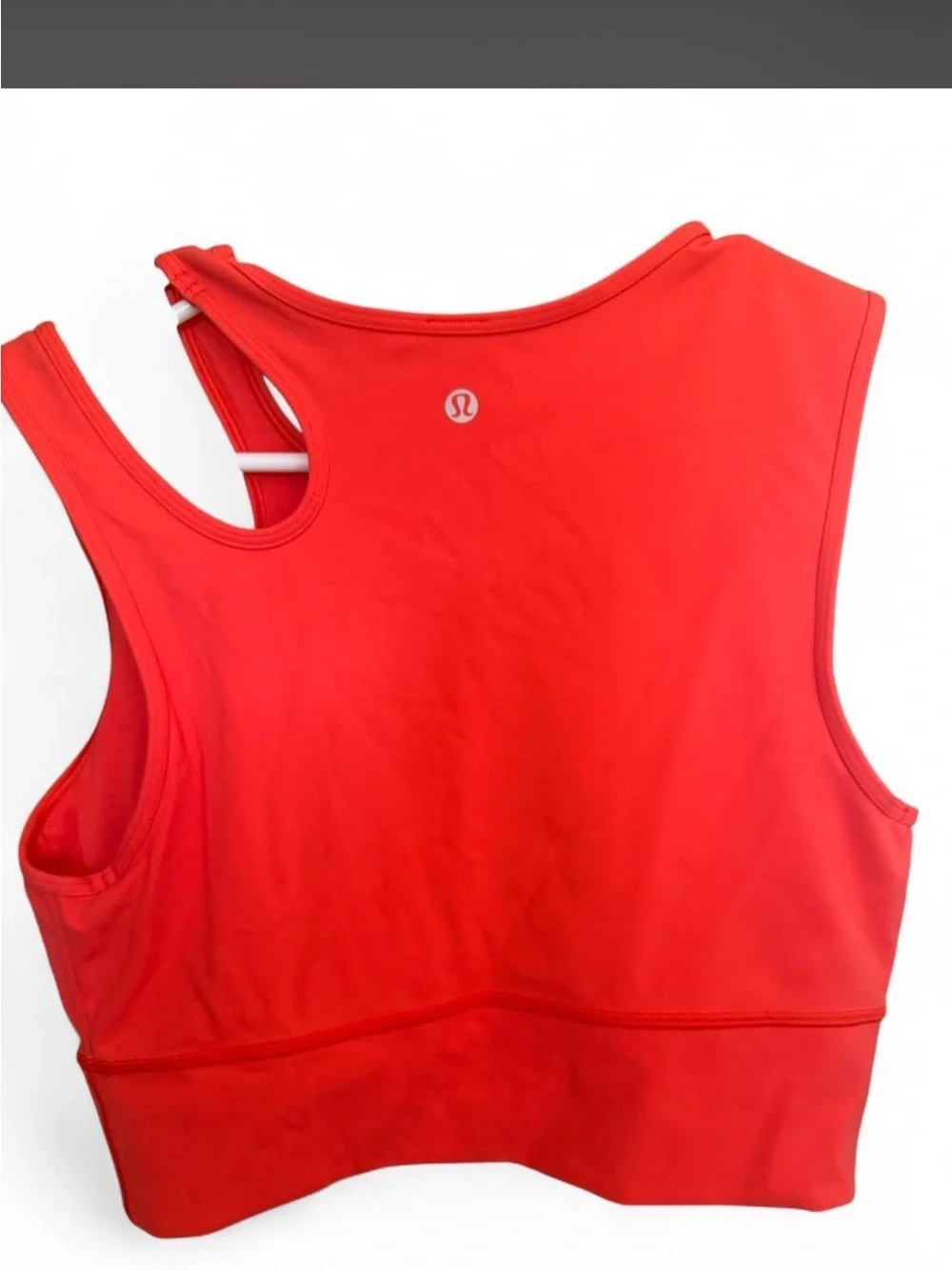 lululemon athletica Red Cropped Tank Top